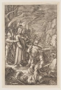 Cristo cautivo, de La Pasión de Hendrick Goltzius