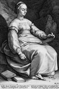 Clío de Hendrick Goltzius