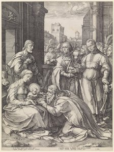 Los tres Reyes Magos de Hendrick Goltzius