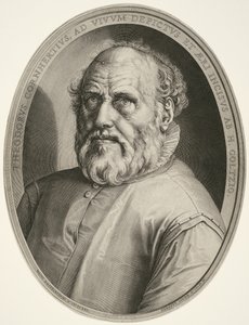 Dirck Volckertsz Coornhert (sin marco) de Hendrick Goltzius