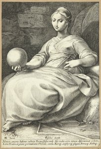Erato de Hendrick Goltzius