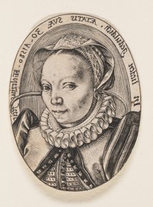 Grietgen Jansdochter, esposa del artista de Hendrick Goltzius