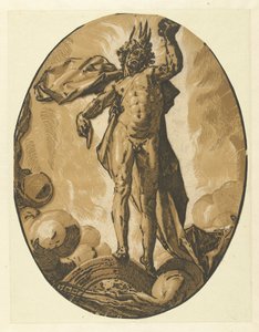 Helios (Muere) Dioses y diosas (título de la serie) de Hendrick Goltzius