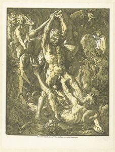 Hércules en Caco de Hendrick Goltzius