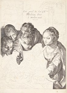 La adoración de los pastores de Hendrick Goltzius