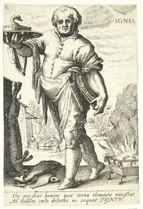 Fuego (Ignis) de Hendrick Goltzius