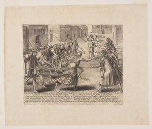 Litigios impertinentes, de Litis Abusus (Los abusos de la ley) de Hendrick Goltzius