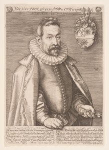 Jan Nicquet, coleccionista de arte en Ámsterdam de Hendrick Goltzius