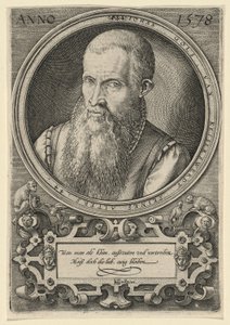 Johan Gols [El padre del artista] de Hendrick Goltzius