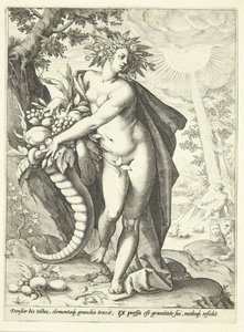 Tierra (Terra) de Hendrick Goltzius