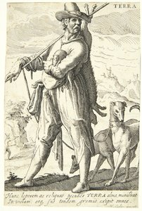 Jord (Tierra) de Hendrick Goltzius