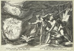 Júpiter e Io de Hendrick Goltzius