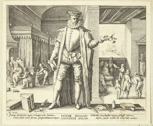 El médico como ser humano de Hendrick Goltzius
