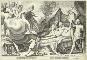 Marte y Venus sorprendidos de Hendrick Goltzius