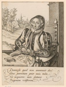 Retrato de Anna Fullings de Hendrick Goltzius