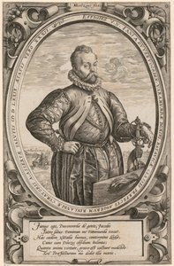 Retrato de Jan [Johann] van Duvenvoorde de Hendrick Goltzius