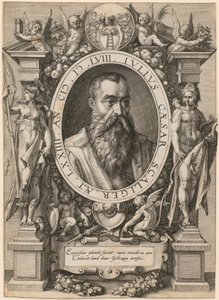 Retrato de Julio César Scaliger de Hendrick Goltzius