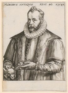 Retrato de Justus Lipsius de Hendrick Goltzius