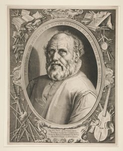 Retrato de Dirck Volckertszoon Coornhert (1522-1590) de Hendrick Goltzius
