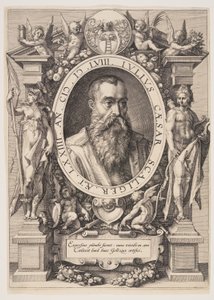 Retrato de Julio César Scaliger de Hendrick Goltzius