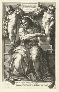 profeta Isaías de Hendrick Goltzius