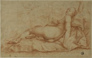 Venus reclinada de Hendrick Goltzius
