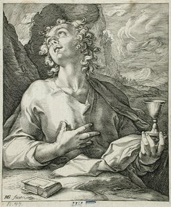 San Juan Evangelista de Hendrick Goltzius