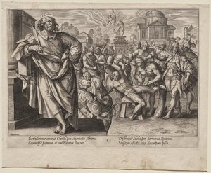 San Bartolomé de Hendrick Goltzius