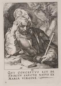 Santiago el Mayor, de Cristo, los Apóstoles y San Pablo con el Credo de Hendrick Goltzius