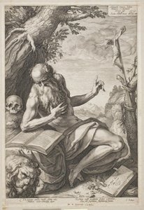 San Jerónimo de Hendrick Goltzius