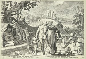 El Diluvio de Hendrick Goltzius