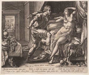 Tarquinio y Lucrecia, de La historia de Lucrecia