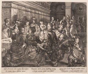 El banquete de Tarquinio Colatino, de La historia de Lucrecia