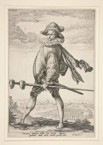 El capitán de infantería de Hendrick Goltzius