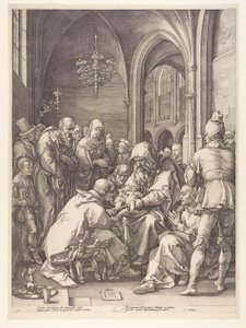 La circuncisión, de El nacimiento y los primeros años de la vida de Cristo de Hendrick Goltzius