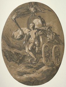 Las deidades: Nox de Hendrick Goltzius