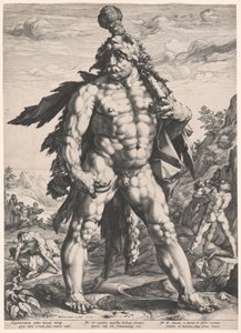El Gran Hércules (Knollenman) de Hendrick Goltzius