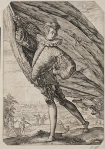 El gran abanderado de Hendrick Goltzius