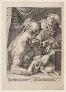 La Sagrada Familia de Hendrick Goltzius