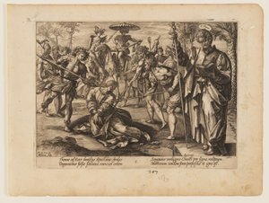 El martirio de Santo Tomás, de El martirio de Cristo y de los Apóstoles de Hendrick Goltzius