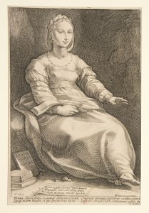 Las Nueve Musas: Calliope, #1 en una serie de 9 de Hendrick Goltzius