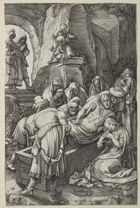 La Pasión: El entierro de Hendrick Goltzius