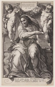El profeta Isaías de Hendrick Goltzius