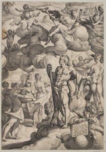 La boda de Cupido y Psique de Hendrick Goltzius