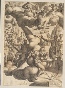 La boda de Cupido y Psique de Hendrick Goltzius