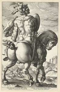 Tito Manlio Los héroes romanos (título de la serie) de Hendrick Goltzius