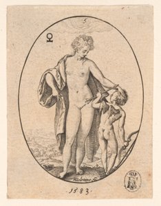 Venus y Cupido de Hendrick Goltzius