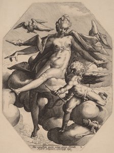 Venus y Cupido de Hendrick Goltzius