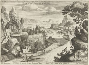 Tobías y el ángel atrapan peces en el Tigris de Hendrick Hondius (I)