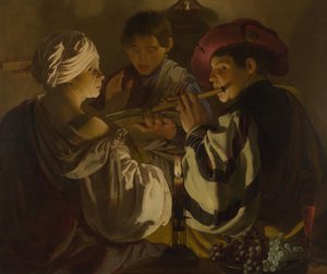 El Concierto, c. 1626 de Hendrick Jansz Terbrugghen